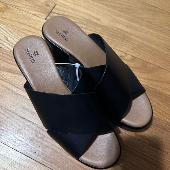 SUSINA | Caine Wedge Sandal - Picture 4 of 7